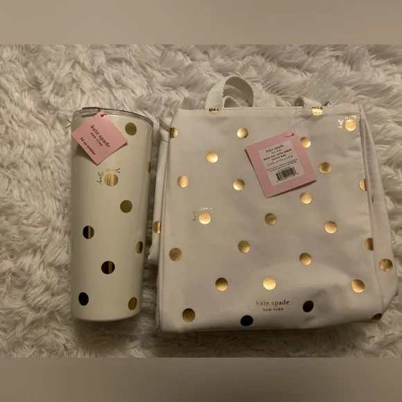 Kate Spade Lunch Tote Bag and Tumbler - Picture 4 of 5